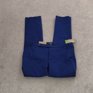 Royal blue tailored dress pants